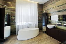 Фото интерьера ванной дома в современном стиле