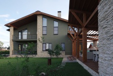 Фото фасада дома в современном стиле