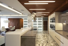 Фото интерьера кухни квартиры в стиле минимализм