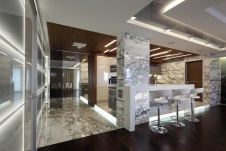 Фото интерьера кухни квартиры в стиле минимализм