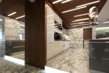 Фото интерьера кухни квартиры в стиле минимализм