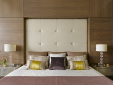 Фото интерьера спальни квартиры в стиле фьюжн