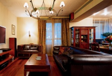 Фото интерьера гостиной квартиры в современном стиле