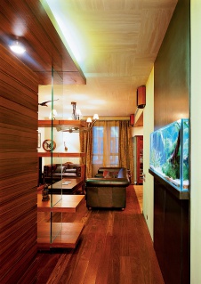 Фото интерьера зоны отдыха квартиры в современном стиле