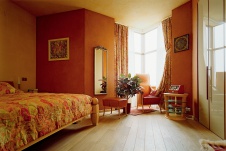 Фото интерьера спальни квартиры в современном стиле