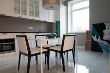 Фото интерьера столовой квартиры в современном стиле