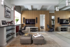 Фото интерьера гостиной квартиры в стиле минимализм