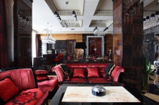 Фото интерьера зоны отдыха квартиры в стиле ар-деко