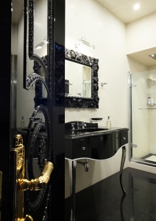 Фото интерьера санузла квартиры в стиле ар-деко