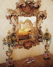 Фото интерьера спальни дома в дворцовом стиле