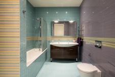 Фото интерьера санузла дома в стиле неоклассика