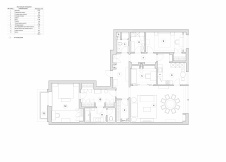 Планировка квартиры в стиле неоклассика.