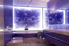 Фото интерьера санузла квартиры в стиле минимализм