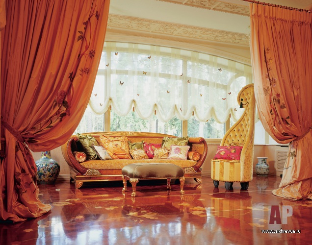 Фото интерьера будуара дома в стиле ар-деко