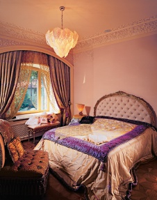 Фото интерьера спальни дома в стиле ар-деко