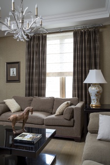 Фото интерьера гостиной квартиры в стиле современная классика