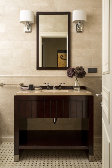 Фото интерьера санузла квартиры в стиле современная классика