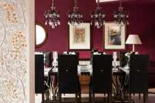 Фото интерьера столовой дома в стиле ар-деко