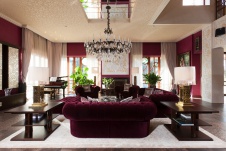 Фото интерьера гостиной дома в стиле ар-деко