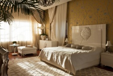 Фото интерьера спальни дома в стиле ар-деко