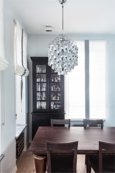 Фото интерьера столовой квартиры в стиле фьюжн