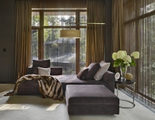 Фото интерьера спальни дома в современном стиле