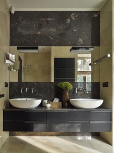 Фото интерьера ванной дома в современном стиле