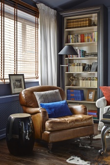 Фото интерьера кабинета таунхауса в американском стиле