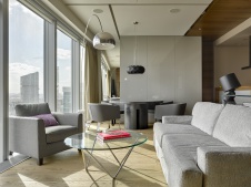 Фото интерьера столовой квартиры в стиле фьюжн