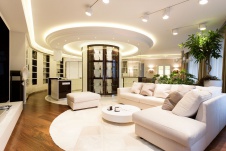 Фото интерьера гостиной квартиры в современном стиле