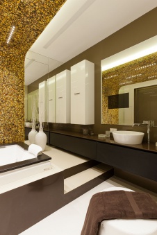 Фото интерьера санузла квартиры в современном стиле