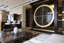 Фото интерьера зоны отдыха квартиры в стиле ар-деко