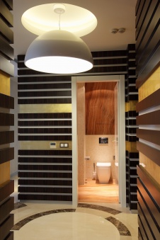 Фото интерьера санузла квартиры в стиле ар-деко