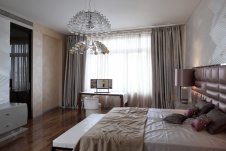 Фото интерьера спальни квартиры в стиле ар-деко