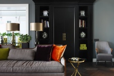 Фото интерьера зоны отдыха квартиры в стиле фьюжн