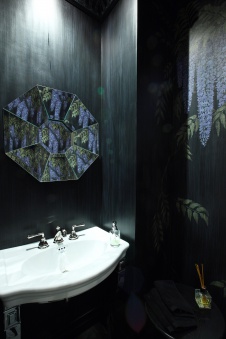 Фото интерьера гостевого санузла квартиры в стиле фьюжн