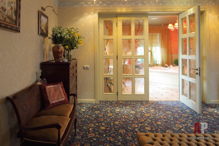 Фото интерьера санузла дома в английском стиле