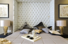 Фото интерьера спальни квартиры в американском стиле