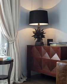 Фото интерьера гостиной квартиры в стиле неоклассика