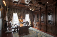 Фото интерьера кабинета дома в дворцовом стиле