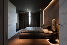 Фото интерьера спальни квартиры в стиле минимализм