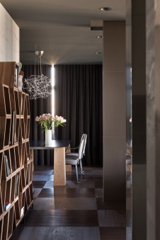 Фото интерьера столовой квартиры в стиле минимализм