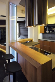 Фото интерьера кухни квартиры в стиле минимализм