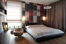 Фото интерьера спальни квартиры в стиле минимализм