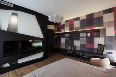 Фото интерьера спальни квартиры в стиле минимализм