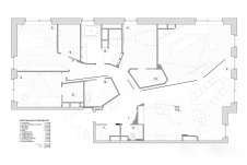 Планировка четырехкомнатной квартиры для большой семьи.