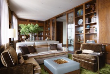 Фото интерьера гостиной квартиры в стиле фьюжн