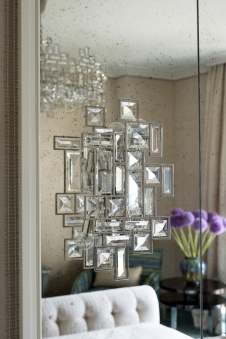 Фото интерьера спальни квартиры в стиле фьюжн