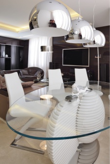 Фото интерьера столовой в современном стиле