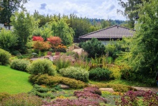 Фото ландшафта дома в стиле шале